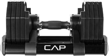 Гантелі ADJUSTABELL від Cap, регульовані від 2,5 до 22,6 кг, 1 пара