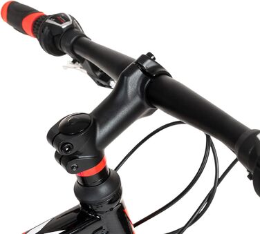 Гірський велосипед KS Cycling Hardtail 26'' Sharp, чорний-червоний