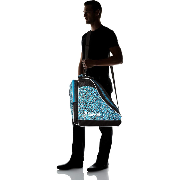 Роликові ковзани Sfr Skates, 24x15x45 см, блакитний (Leopard)