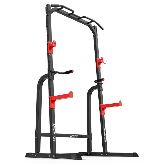 Силова станція Hop-Sport HS-1014K з тримачем для штанги та брусами