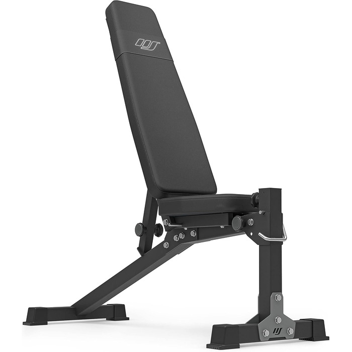 Регульована лавка для жиму Marbo Sport MS-L114, складна, чорна, виробництво ЄС