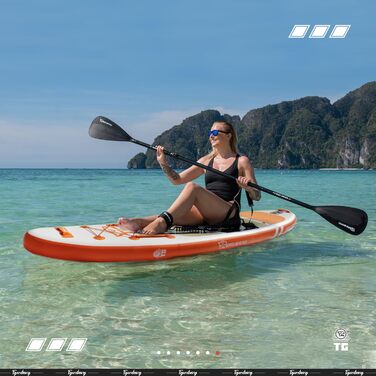 Надувний SUP-борд TIGERXBANG Defender Pro, 320 см, Orange