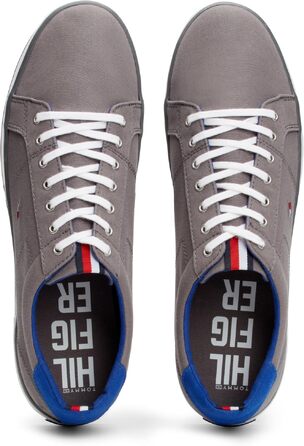 Чоловічі кеди Tommy Hilfiger Vulcanized Sneaker, сірі (Steel Grey), розмір 46 EU