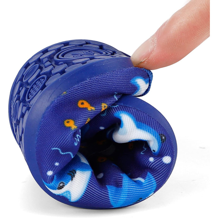 Дитячі шльопанці для плавання та басейну: антиковзкі, швидковисихаючі, для дівчаток та хлопчиків (21/22 EU, Navy Blue)