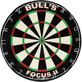 Дартс Bull's Focus II з сизалю, 45,5 см, професійна мішень