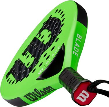 Падельна ракетка Wilson Blade Team v2, скловолокно/EVA, 370 г, зелена