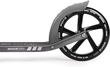 Міський самокат SOKE Cityroller, складаний, сірий, для дорослих і підлітків
