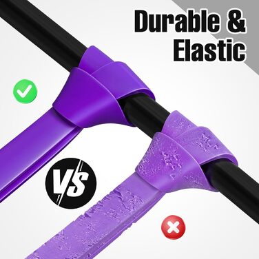 Фітнес гумки WuGU: набір з 4 рівнями опору для силових тренувань, йоги, пілатесу