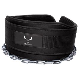 Гірчаний пояс з ланцюгом та карабіном | Важкий пояс для чоловіків та жінок | Пояс для додаткової ваги | Важкий пояс для присідань, підтягувань, бодібілдингу | Пояс для ваги