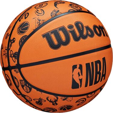 Баскетбольний м'яч Wilson NBA All Team для дорослих, універсальний