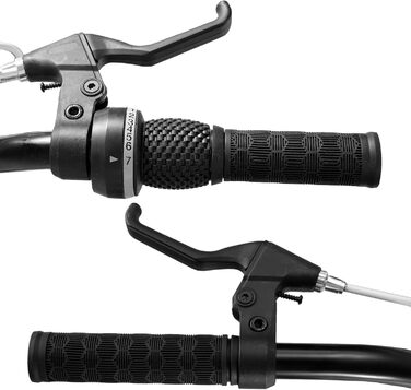 JOYSTAR Lubbock 20/24 дюйми: дитяче гірське велосипед для хлопчиків та дівчаток 7-12 років. 1/7-швидкісна передача, бічні стрічки, гірський велосипед 20 дюймів, білий колір