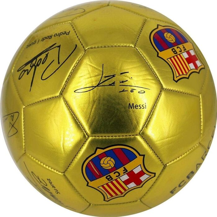 М'яч для футболу JIANWEI Barcelona Limited Edition No. 5 (Золотий) - для гри та навчання