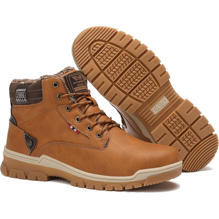 Чоботи зимові чоловічі Arriggo Bello, жовті, 41-46 EU, утеплені, антиковзаючі, для трекінгу та хайкінгу