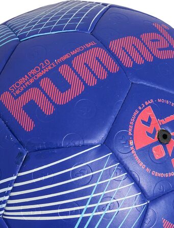 Гандбольний м'яч hummel Storm Pro для дорослих, розмір 3, синій/червоний