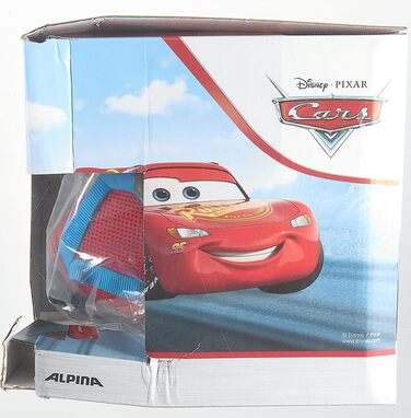 Дитячий набір ALPINA Disney Cars: лижний шолом і маска, 48-52 см, безпечний, якісний