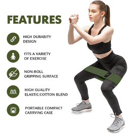 Гумові еластичні стрічки для фітнесу CFX Resistance Hip Bands (3 рівні опору) - для йоги, силових тренувань, підтримки та розігріву