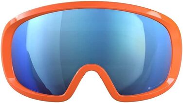 Гірськолижна маска POC Fovea Mid Clarity Comp+ для змагань, флуоресцентно-помаранчева/синя лінза Spektris Blue