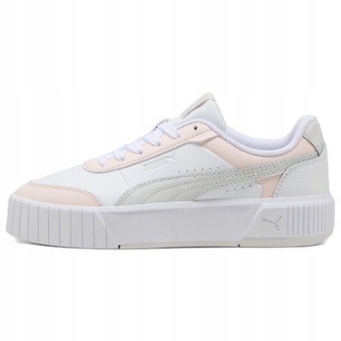 Жіночі шкіряні кросівки на платформі Puma Carina Mia, білі
