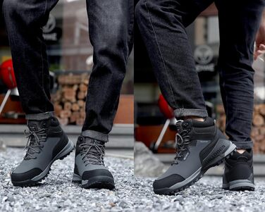 Черевики зимові чоловічі ARRIGO BELLO - зимові чоботи, чоботи для снігу, теплі, утеплені, робочі, для роботи, для хайкінгу, розміри 41-46 (Сірий3372, 43 EU)