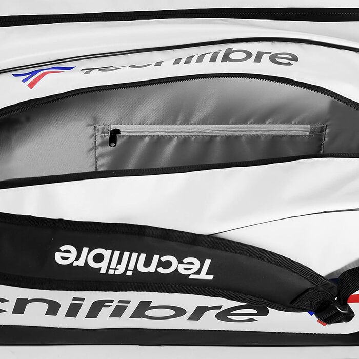 Сумка для тенісу та сквошу Tecnifibre Tour Endurance RS, біла, на 12 ракеток, серія Tour Endurance