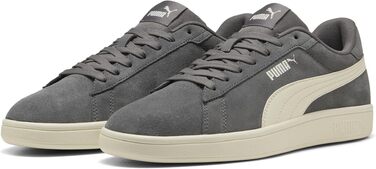 Кросівки Puma Smash V2 Low-Top унісекс, темно-сірі з білим (Cool Dark Gray Warm White), розмір 44 EU
