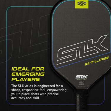 Pickleball-Paddel Selkirk Atlas 2025: Вуглецеве волокно, синій колір, XL форма | Pickleball-Paddel