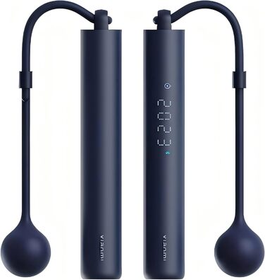 Розумна скакалка Xiaomi Smart Jump Rope з точним відстеженням, Bluetooth 5.0, USB-C, бездротове та дротове підключення, компактна