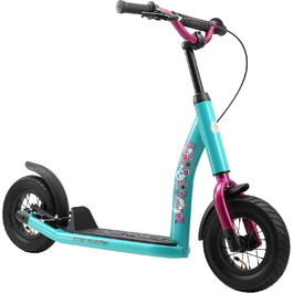 Дитячий самокат STAR SCOOTER з надувними колесами 10 дюймів, для дітей від 5 років, міський, регульована висота, нове покоління