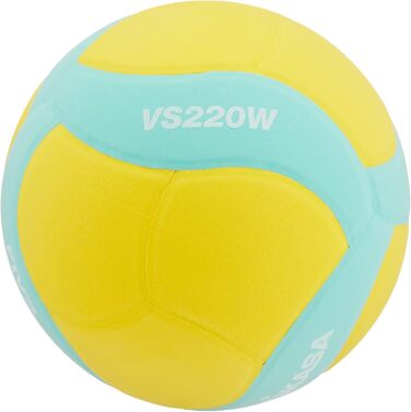 Волейбольний м'яч Mikasa VS220W-Y-G_5, розмір 5, жовтий, унісекс