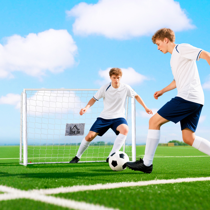 Дитячі ворота для футболу, мітки цілі, амортизуючі накладки, для саду, 186x123 см, білі