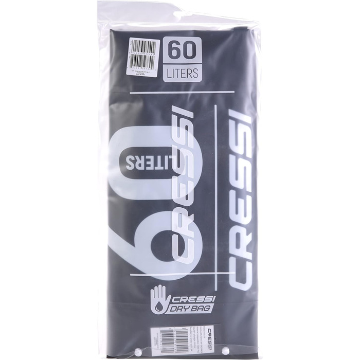 Рюкзак Cressi Dry Back Pack 60 LT - Водонепроникний, Ultraleichter, для спорту, Unisex, Чорний