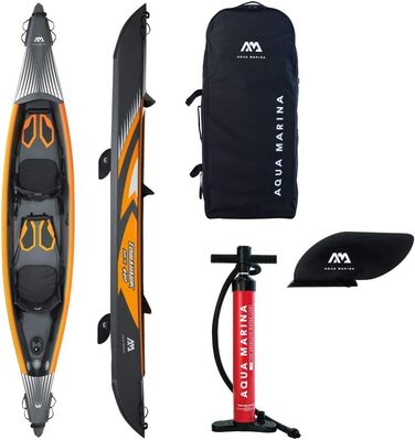 Надувний каяк Aqua Marina AIR-K 440 для 2 осіб, весла KP-1, для водного спорту
