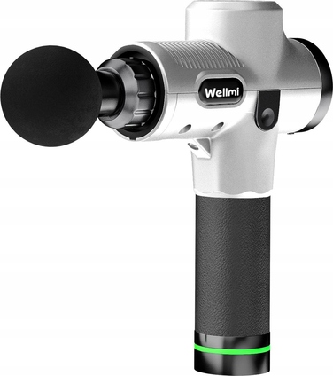Перкусійний масажер Wellmi MG03PRO Silver Fascia — ручний масажер для спини та м'язів