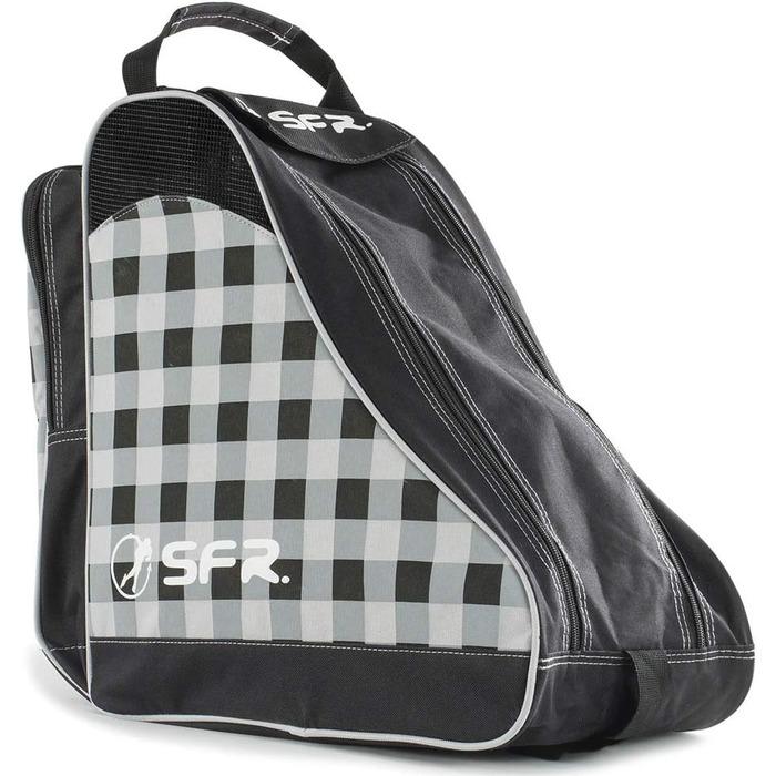 Роликові ковзани Sfr - чорно-білі, розмір 24x15x45 см