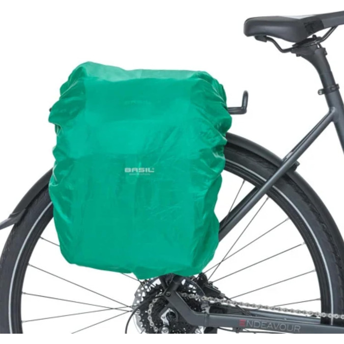 Велосипедна сумка Basil Discovery 365D, подвійна, чорна, 18 л
