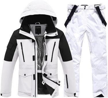 Спортивний костюм для чоловіків YEEFINE (M, #5 Білий + Білий)