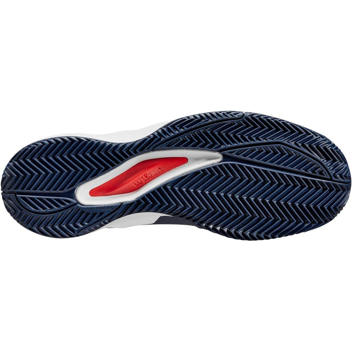 Кросівки для тенісу Wilson Rush Pro Ace Clay WRS332740, 44 EU, Navy/Blazer White/Infrared