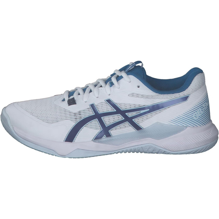 Жіноче спортивне взуття ASICS Gel-Tactic для гандболу, блакитно-біле, 400 (37 EU, White Indigo Blue)