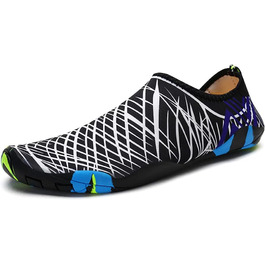 Чоловічі та жіночі аквашузи Barfußschuhe, швидковисихаючі, дихаючі, неслизькі, зелені (36 EU, 429 Weiß)