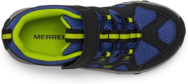 Дитячі трекінгові черевики Merrell Trail Chaser 2, чорно-синьо-лаймові, унісекс (Big Kid)