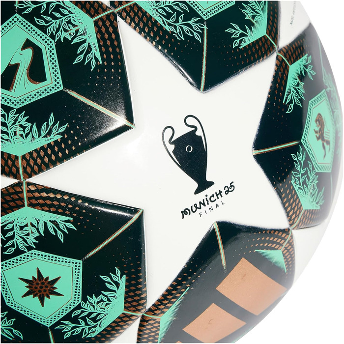 М'яч футбольний adidas Performance UCL Final München 2025 League 350г Зелений