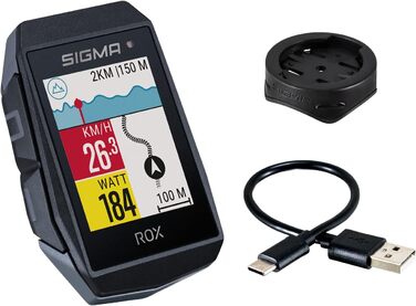 Велокомп’ютер SIGMA ROX 11.1 EVO GPS, 150 функцій, бездротовий, сумісний з Komoot та E-Bike, 1.77