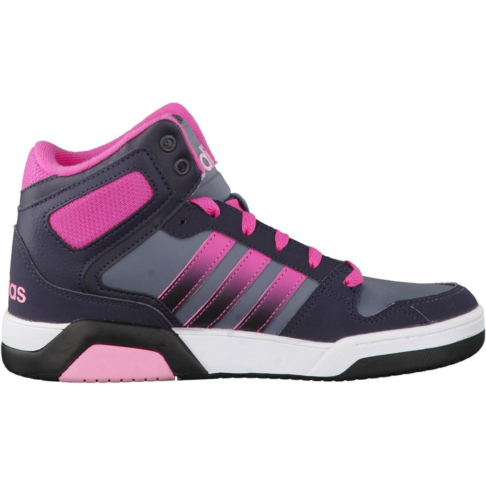 Дитячі кросівки adidas Bb9tis Mid K, 28 EU, синій, рожевий, чорний
