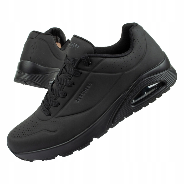 Чоловічі спортивні кросівки Skechers UNO STAND ON AIR, чорні, 44 EU