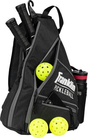 Рюкзак-сумка для піклболу Franklin Sports US Open, для екіпірування, з відділенням для ракеток, м'ячів та аксесуарів, унісекс