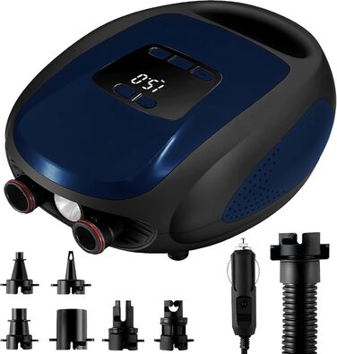 Електрична SUP-насос Ruitx 20PSI з високим тиском, 12V DC, для каяків/матраців/віндсерфінгу/водних видів спорту