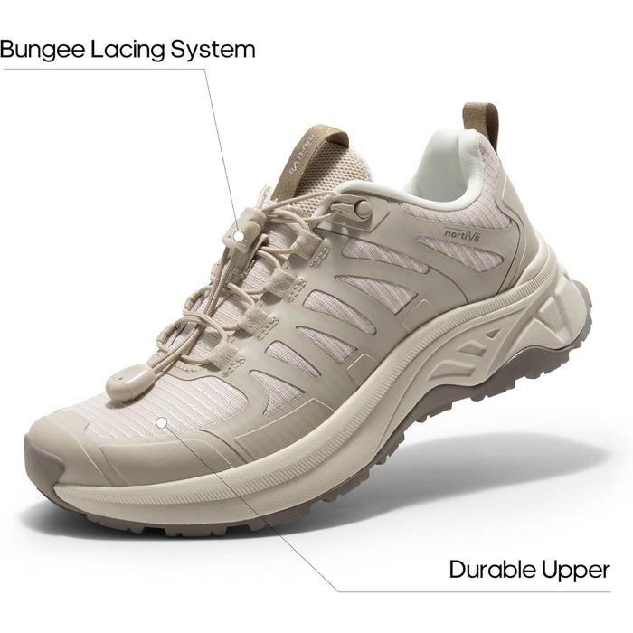 Черевики для хайкінгу NORTIV 8 для жінок, легкі трекінгові черевики для кемпінгу та відпочинку (43 EU, Хакі)