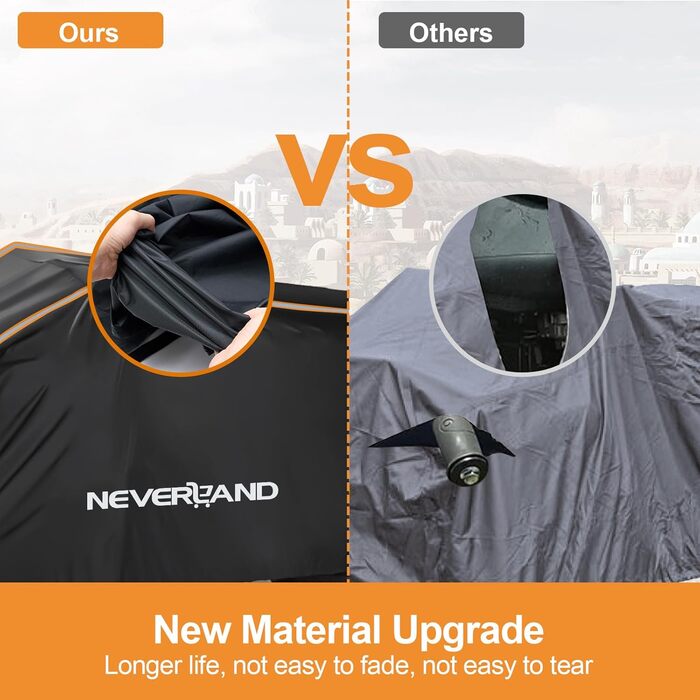 Водонепроникний чохол для квадроцикла NEVERLAND, XXXL, для Polaris, Yamaha, Honda, Coleman, захист від пилу, УФ, вітру, універсальний, зелено-чорний