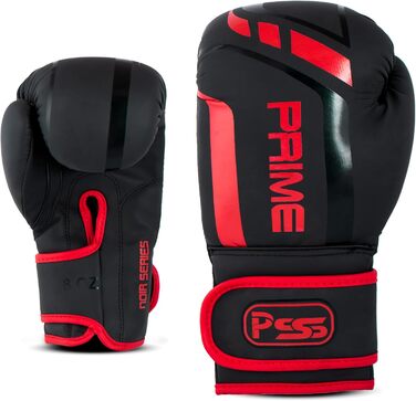 Дитячі боксерські рукавички PSS Black Series зі шкіри, 4-8oz, для хлопчиків і дівчаток 3-14 років, для боксу, Муай-Тай, кікбоксингу, чорні, червоні, зелені, рожеві, фіолетові