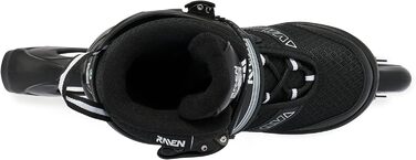 Інлайнери роликові ковзани RAVEN 2в1 для дітей та дорослих, регульовані 38-42 (25-27,5 см), Drill Black без клинка